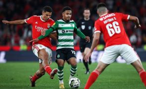 Empate no dérbi entre Benfica e Sporting encurta liderança 'encarnada'