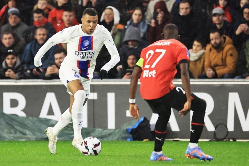 Paris Saint-Germain sofre em Rennes a segunda derrota no campeonato