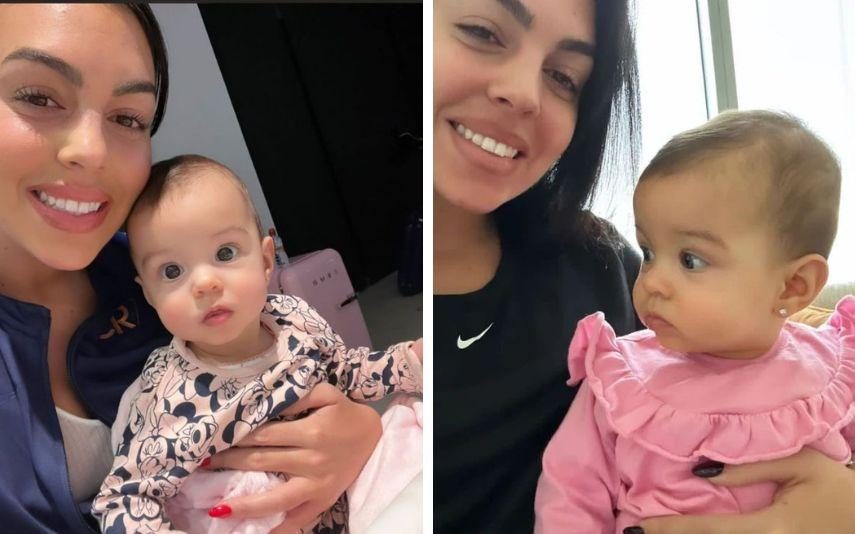Bella Esmeralda - Filha de Gio e Ronaldo usa diamante aos nove meses