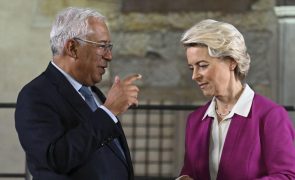 Costa em Bruxelas hoje para reunião com Ursula von der Leyen