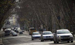 Poluição do ar na Av. da Liberdade em Lisboa 