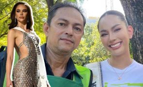 Miss Universo brilha com vestido de latas recolhidas do lixo pelo próprio pai