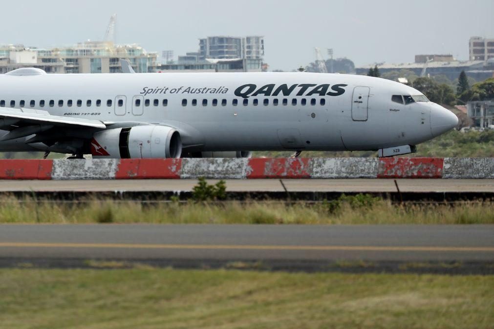 Avião da australiana Qantas regista terceira falha técnica em três dias