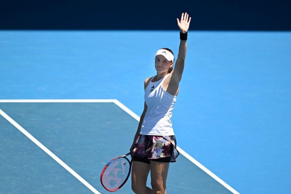 Open da Austrália: Elena Rybakina nas meia-finais após derrotar Jelena Ostapenko