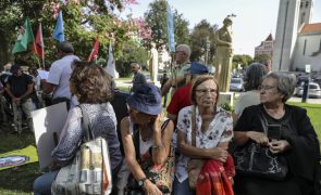 Pensionistas manifestam-se hoje contra aumento do custo de vida