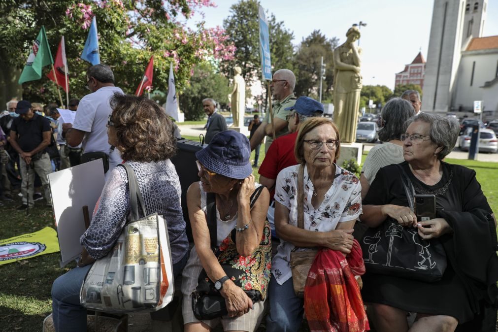 Pensionistas manifestam-se hoje contra aumento do custo de vida
