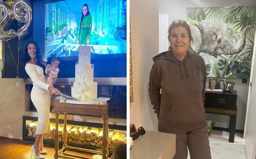 Georgina Rodriguez Mais próximas? Namorada de CR7 reage a mensagem especial de Dolores Aveiro