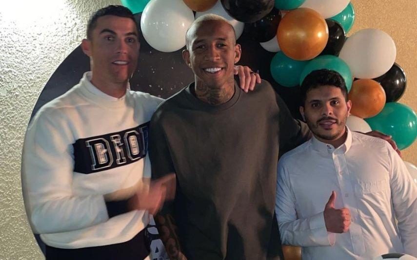 Ronaldo e Georgina convidados especiais do aniversário de Talisca