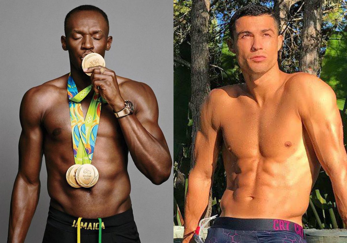 Usain Bolt declara-se a Cristiano Ronaldo: