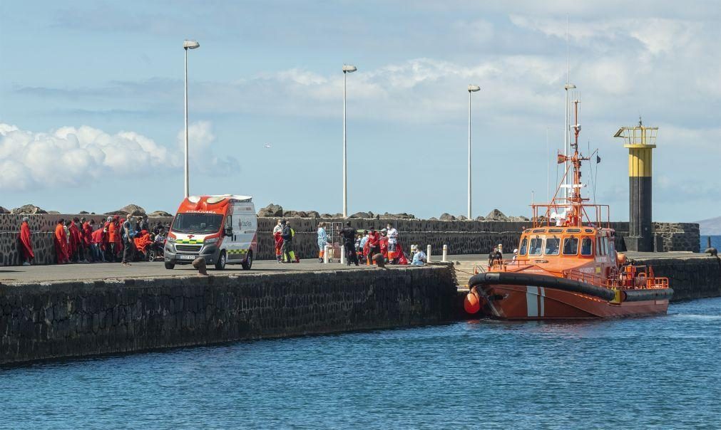 Sobe a 163 número de migrantes resgatados do mar hoje na região das Canárias