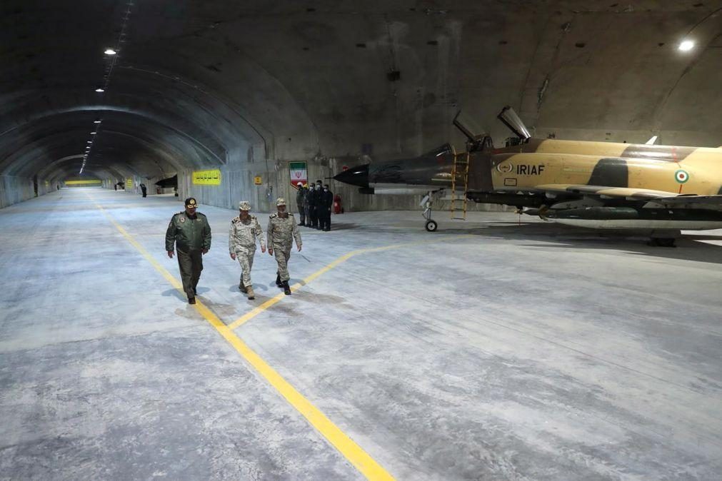 Irão revela existência de nova base aérea subterrânea