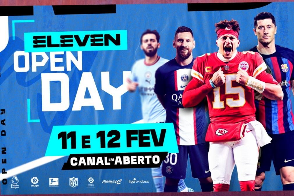 Eleven Sports em sinal aberto neste fim de semana