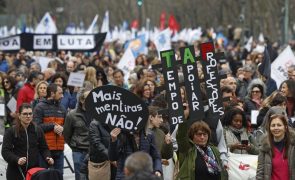 Deputado do Chega na manifestação de professores acusa Governo de 