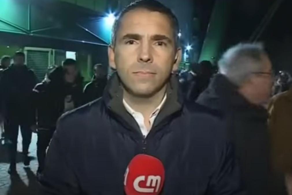 Jornalista da CMTV agredido por adeptos do Sporting [vídeo]