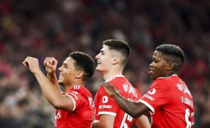 Benfica procura em Bruges dar primeiro passo para os 'quartos' da 'Champions'