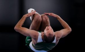 Diogo Abreu e Pedro Ferreira bronze na Taça do Mundo de trampolins de Baku