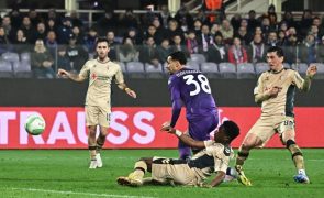 Braga perde com Fiorentina e está fora da Liga Conferência Europa