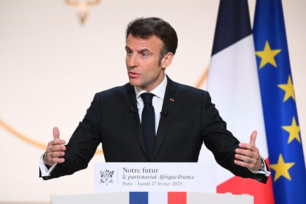 Luanda é a segunda etapa da visita de Macron a África com parceria agrícola na agenda