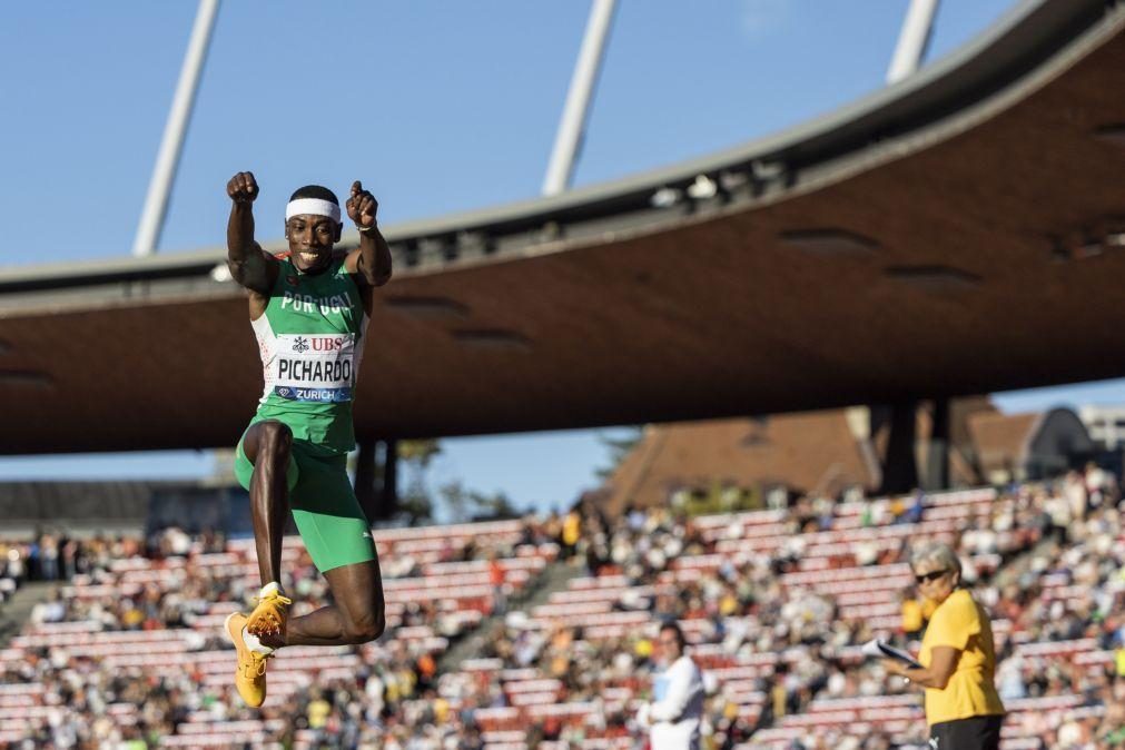 Pedro Pichardo na final do triplo com recorde nacional