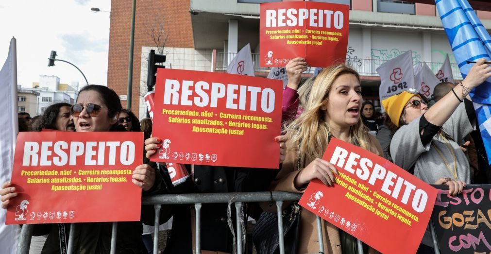 Professores regressam hoje às ruas com manifestações em Lisboa e no Porto