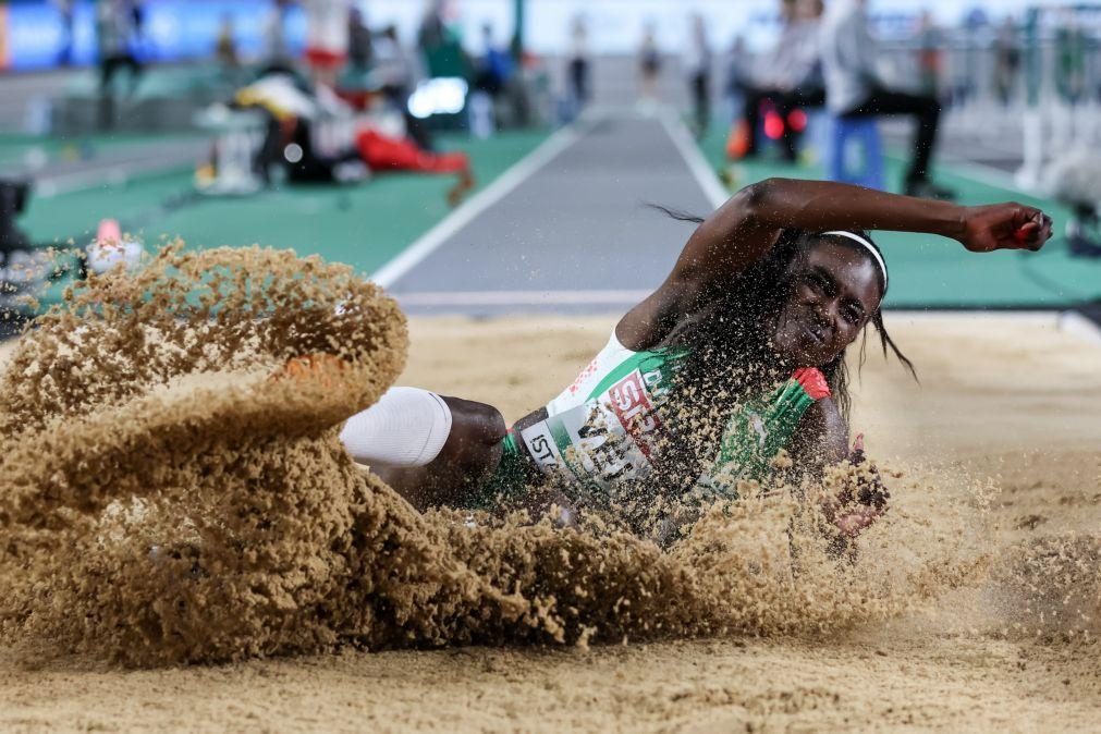 Evelise Veiga saltou para a final do comprimento nos Europeus de Atletismo