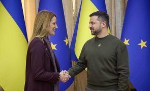 Presidente do PE saúda progresso na candidatura da Ucrânia à UE e espera negociações este ano