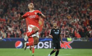 Benfica avassalador bate o Brugge por 5-1 e atinge os quartos da Champions