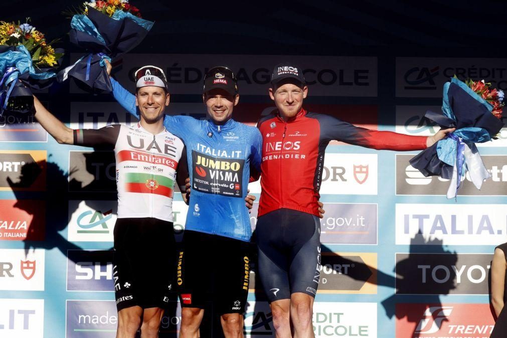 João Almeida superfeliz com segundo lugar no Tirreno-Adriático
