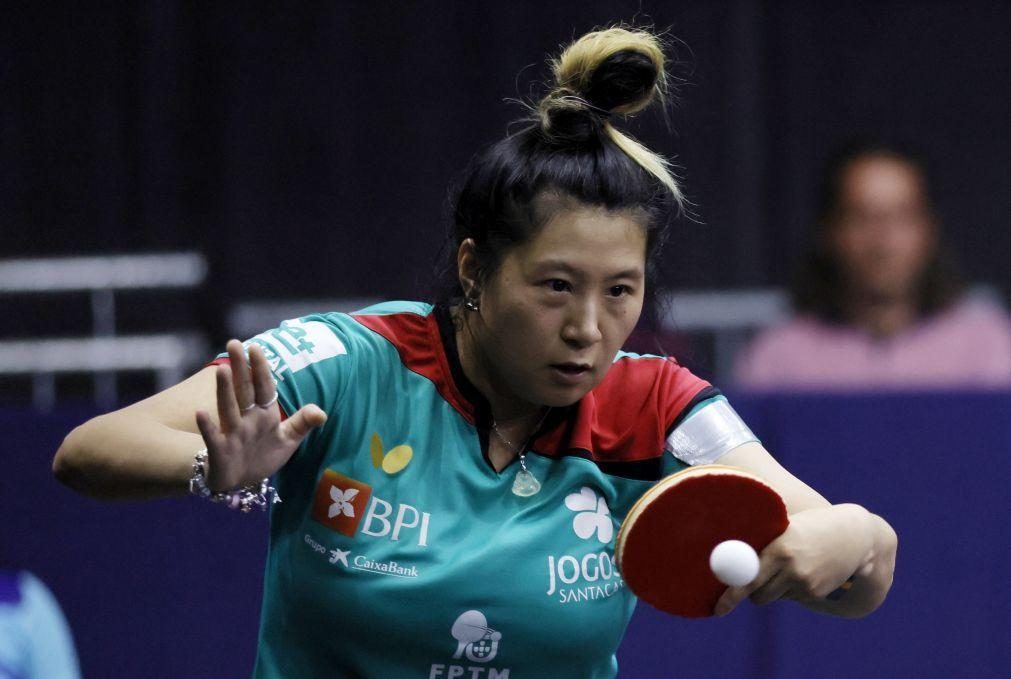 Jieni Shao perde na estreia no Smash de Singapura em ténis de mesa