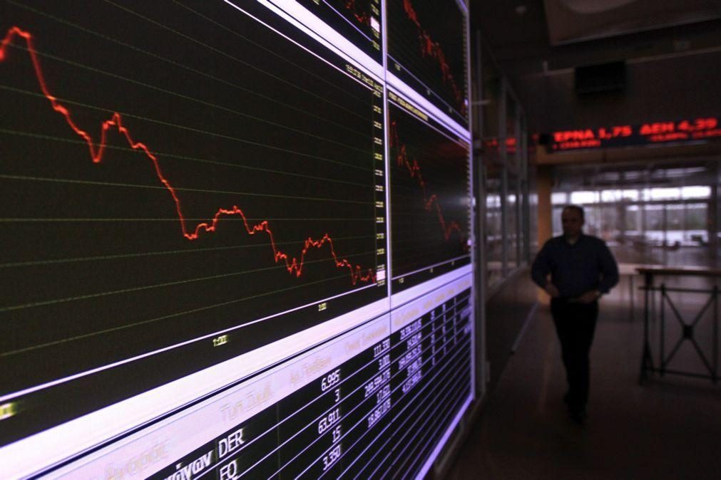 Bolsas europeias acentuam queda penalizadas pelo setor bancário