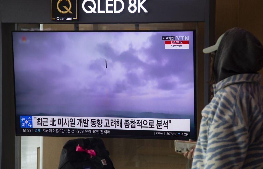 Pyongyang dispara míssil intercontinental em direção ao mar sul-coreano -- Seul
