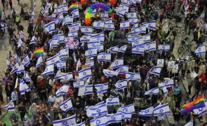 Israelitas protestam contra reforma judicial pela 11.ª semana