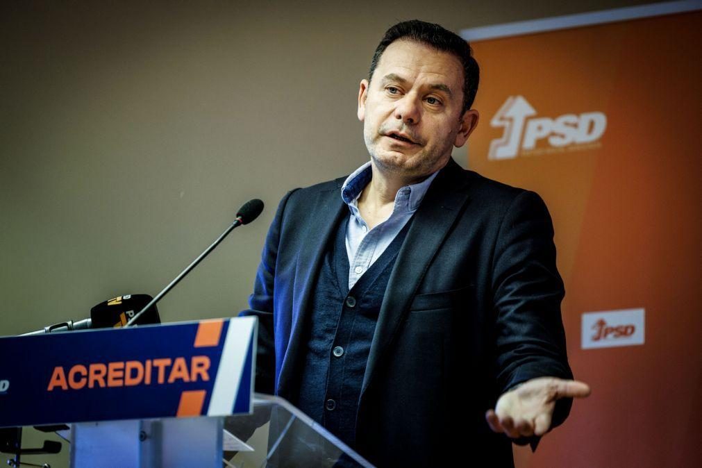 Líder do PSD diz que Governo nega realidade de o país estar na cauda da Europa