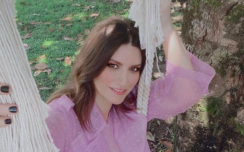 Laura Pausini e o irreverente vestido de casamento