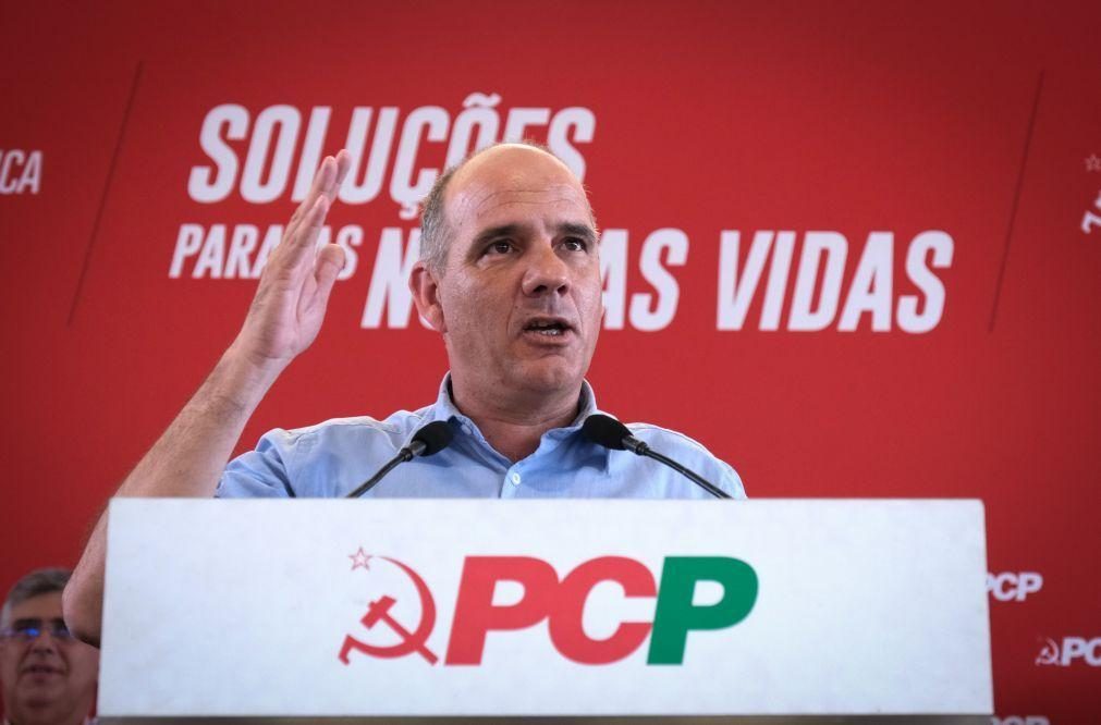 Crise/Inflação: Paulo Raimundo defende que sem fixação de preços contra especulação medidas