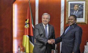 Guterres e Nyusi abordam situação humanitária e perspetivas económicas de Moçambique