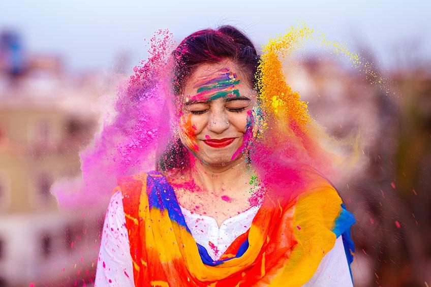 O festival mais colorido da Índia