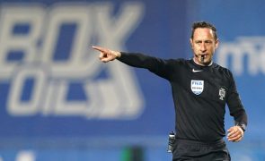 Artur Soares Dias vai arbitrar 'clássico' entre Benfica e FC Porto