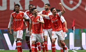 Sporting de Braga vence Estoril Praia e fica a nove pontos do líder Benfica