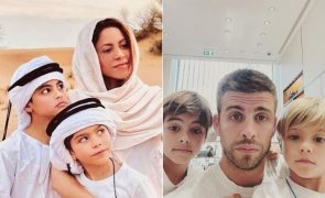 A condição que Shakira impôs para Piqué ver os filhos