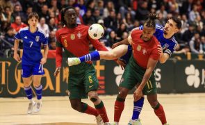 Seleção portuguesa de futsal triunfa no primeiro de dois particulares com Itália