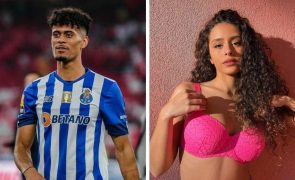 Gonçalo Borges Jovem craque do FC Porto nos braços de adepta benfiquista