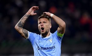 Futebolista Ciro Immobile fratura costela em acidente de viação em Roma