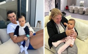 Cristiano Ronaldo Bella Esmeralda completa um ano! CR7 e Dolores Aveiro deixam mensagem