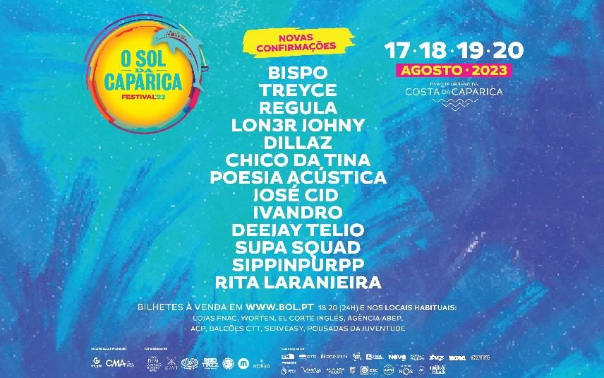 Há novas confirmações para o festival O Sol da Caparica 2023