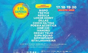 Há novas confirmações para o festival O Sol da Caparica 2023