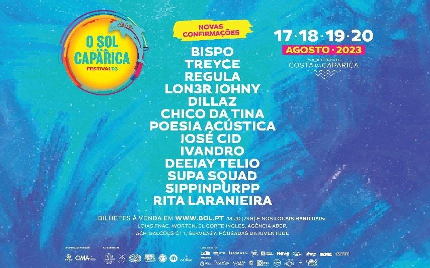 Há novas confirmações para o festival O Sol da Caparica 2023