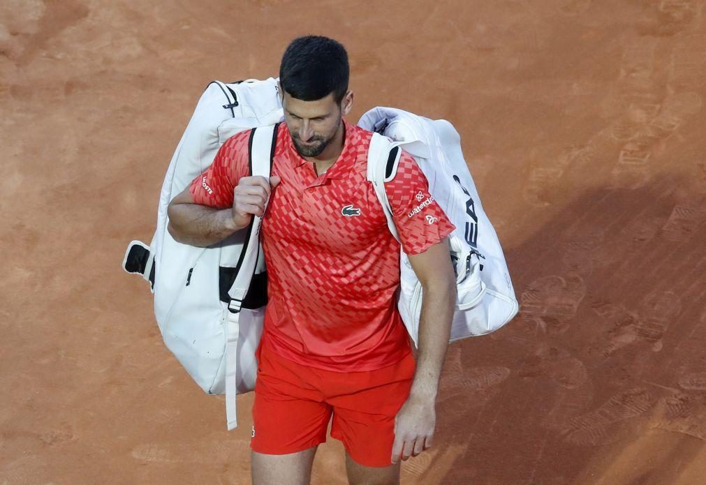 Djokovic falha Masters 1.000 de Madrid devido a problemas físicos