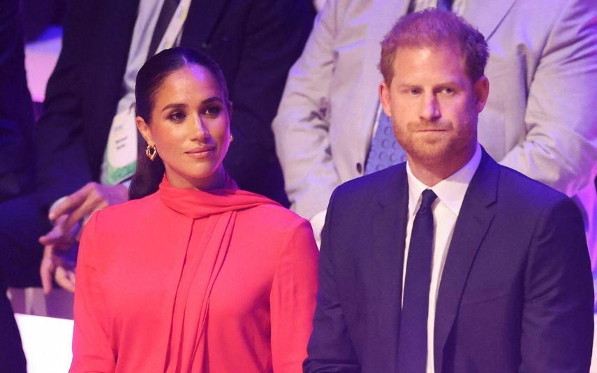 Harry e Meghan apanhados na