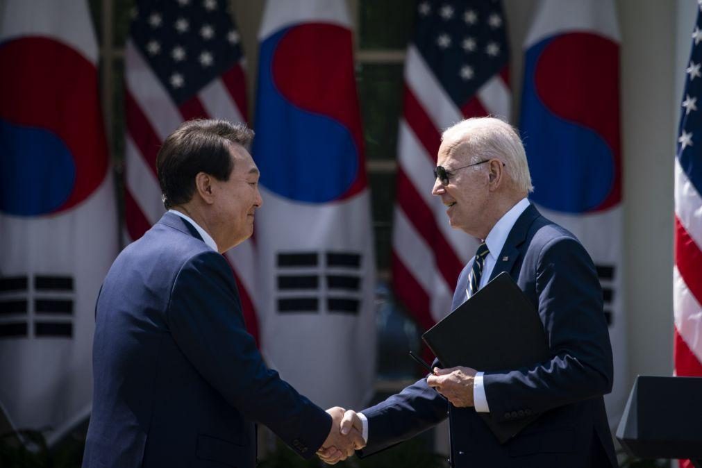 Joe Biden e PR sul-coreano reforçam cooperação militar contra Coreia do Norte